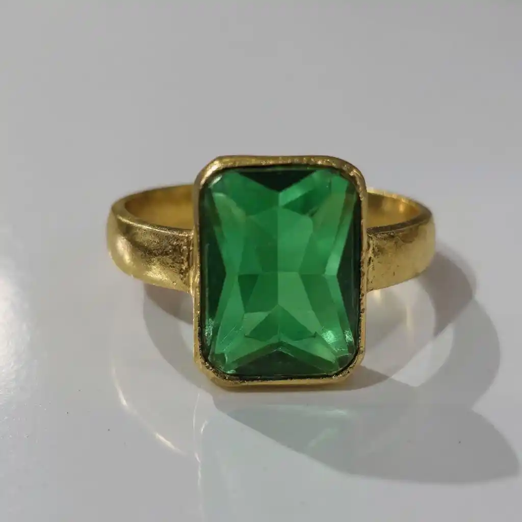 Natural Emerald Panna Panchdhatu Adjustable Rashi Ratan Gold Plating Ring for Astrological Purpose Men & Women By Lab Certifeid.png